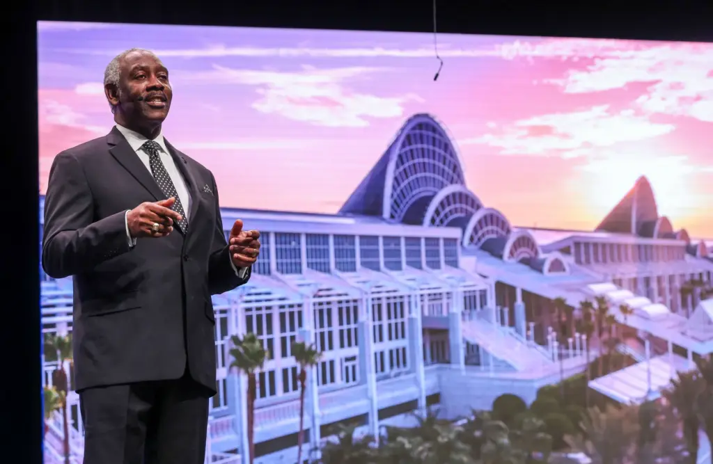 Orange County Mayor Jerry Demings remarks on the success of...