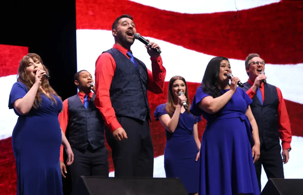 Walt Disney Worldâs âVoices of Libertyâ perform at Orange County...