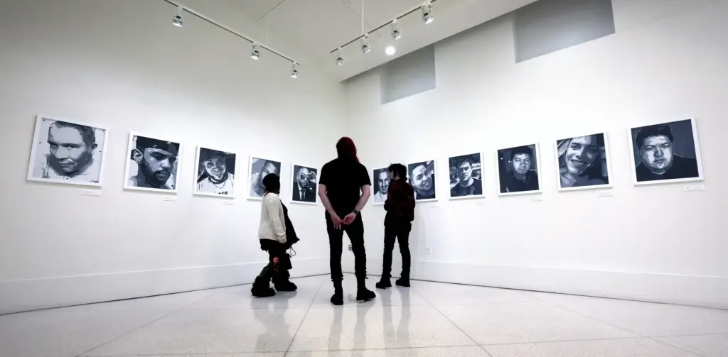 PORTRAITS OF PULSE â Visitors to the Terrace Gallery at...