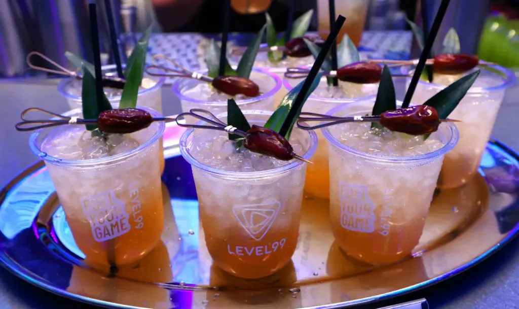 Mai Tais are served during the preview event at Level99,...