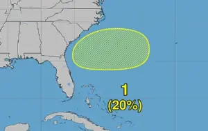 Hurricane center forecasts system could develop off Florida coast
