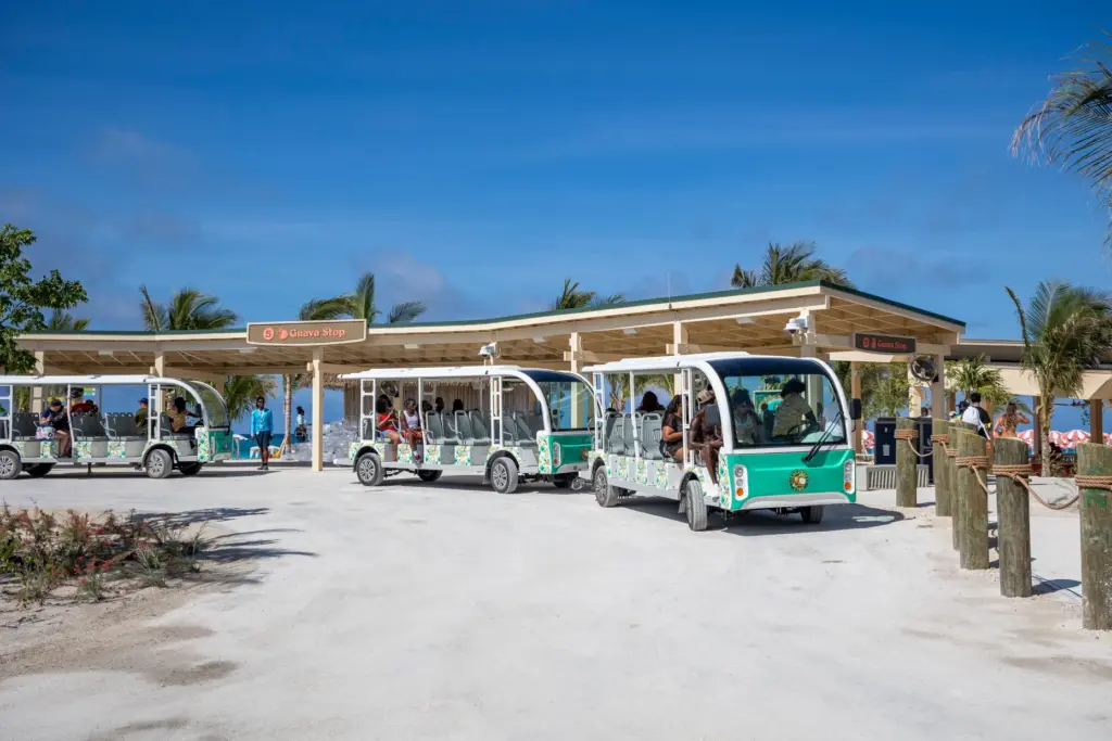 A tram system is part of the upgrades at RelaxAway,...