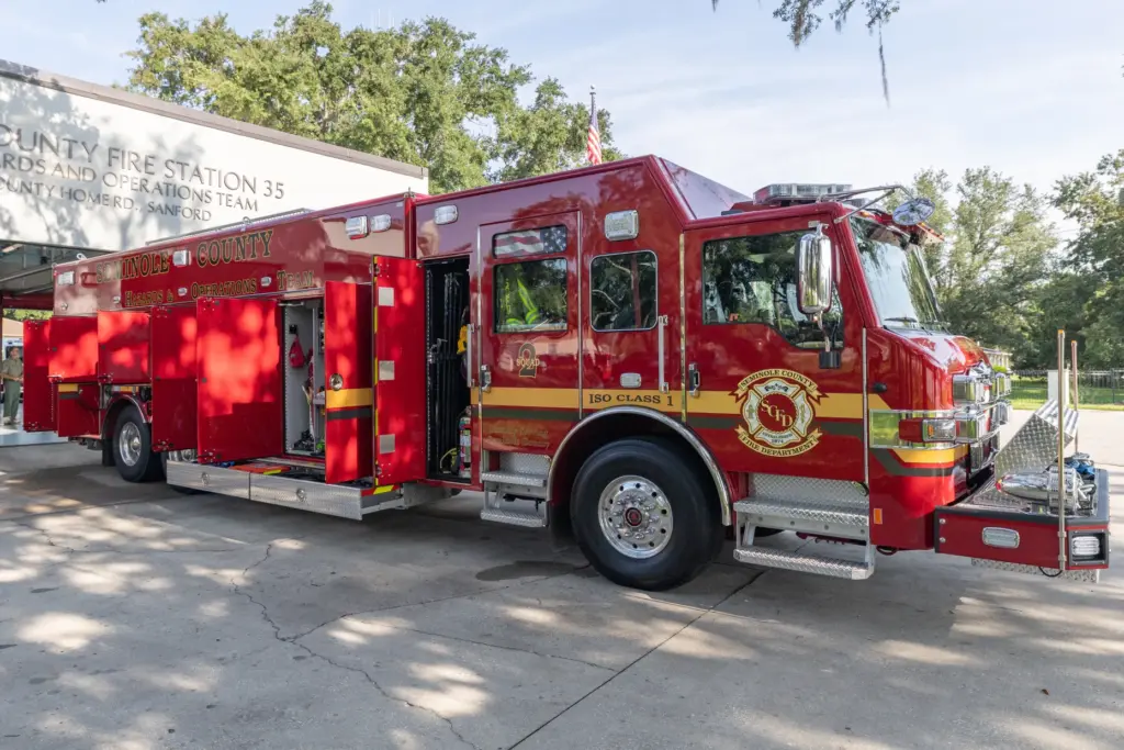 The new Squad 2 during the Seminole County Fire Department...