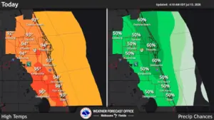 Afternoon heat index could hit 107 in Central Florida, NWS says