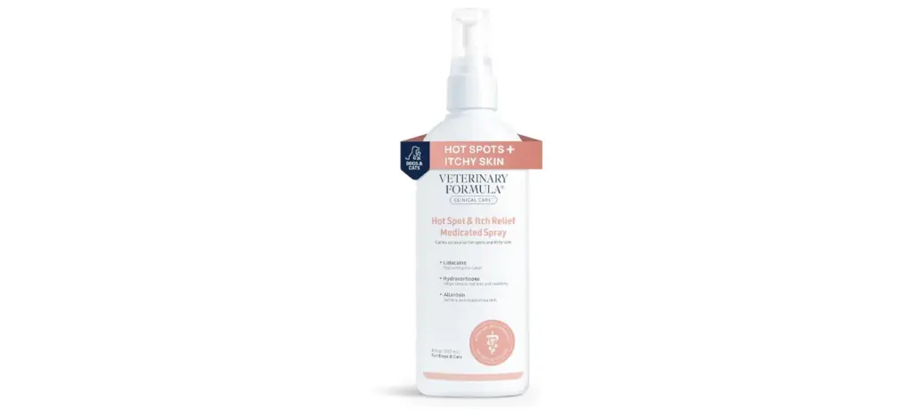 Veterinary Formula Clinical Care Hot Spot And Itch Relief Medicated Spray