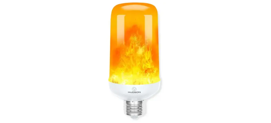 Hudson Bulb Co. LED Flickering Flame Light Bulb