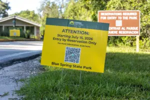Blue Spring State Park now requires reservations, prompting mixed reactions from visitors