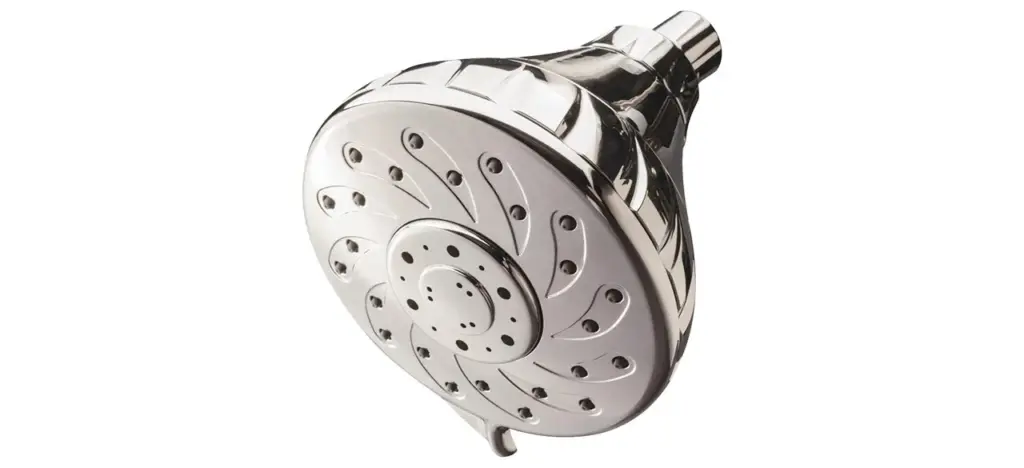Culligan Wall-Mounted Showerhead with Anti-Clog Rubber Spray Nozzles