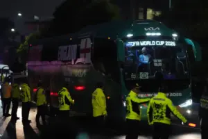 World Cup serenade: Mexican fans blast horns outside hotel to disrupt England players’ sleep