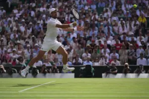 Naomi Osaka overpowers Aryna Sabalenka to reach the Wimbledon quarterfinals