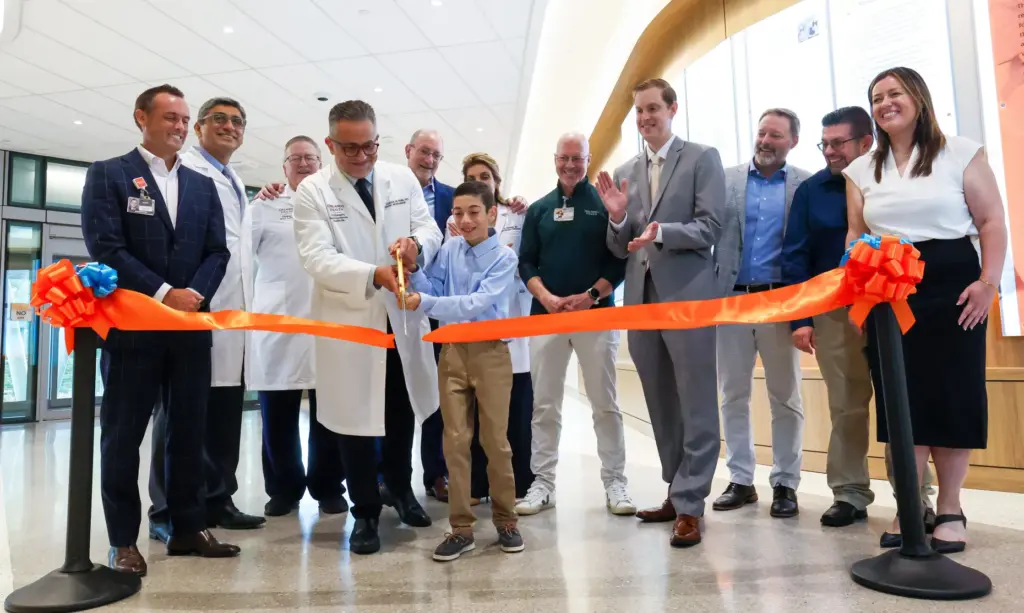 Orlando Health Chief of Pediatric Neurosurgery Dr. Samer Elbabaa helps...