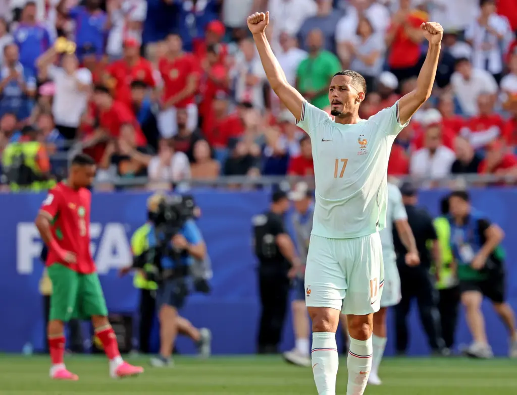 Foxboro, MA – July 9 – France defender William Saliba...