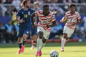 ‘It just feels right.’ Folarin Balogun can play in World Cup round of 16 after red card suspended