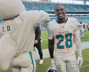 Chris Perkins: Can Dolphins trio of Achane-Brewer-Brooks outperform Marino-Taylor-Thomas?