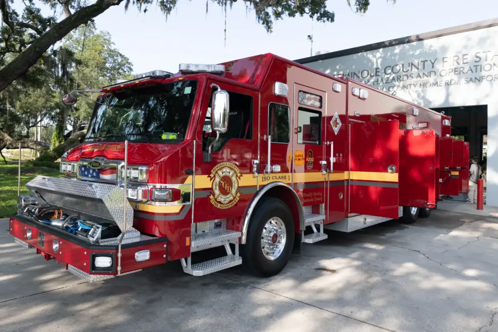 The new Squad 2 during the Seminole County Fire Department...