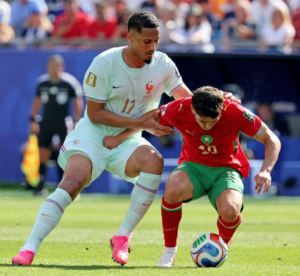 Foxboro, MA – July 9 – France defender William Saliba...