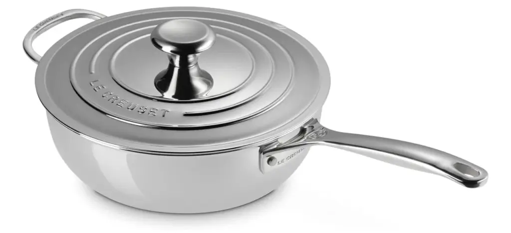 Le Creuset Tri-Ply Stainless Steel Saucier