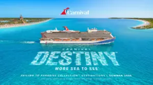Carnival Destiny unveiled as cruise line’s largest ship yet