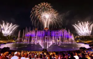 Pictures: Epic Universe debuts nighttime finale fireworks show