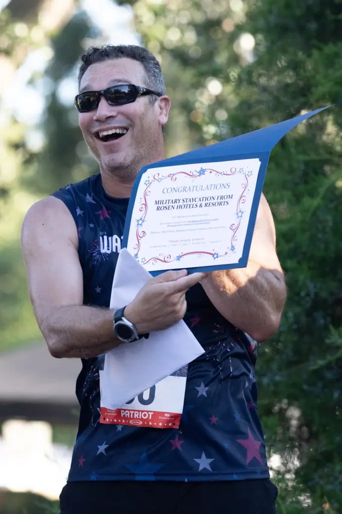 Runner and military veteran reveals he is the winner of...