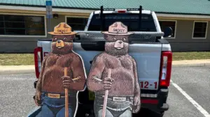 Florida man faces 10 years for stealing Smokey Bear signs