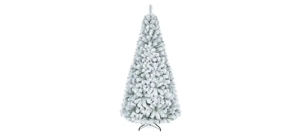 Costway 6-Foot Snow Flocked Artificial Christmas Tree
