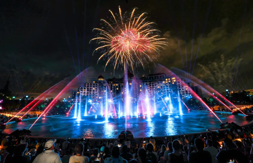 The new nighttime finale fireworks show at Universal Epic Universe...