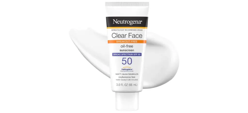 Neutrogena Clear Face Sunscreen Lotion SPF 50