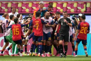 Mikel Merino stars again as Spain edges Belgium 2-1 in the World Cup quarterfinals