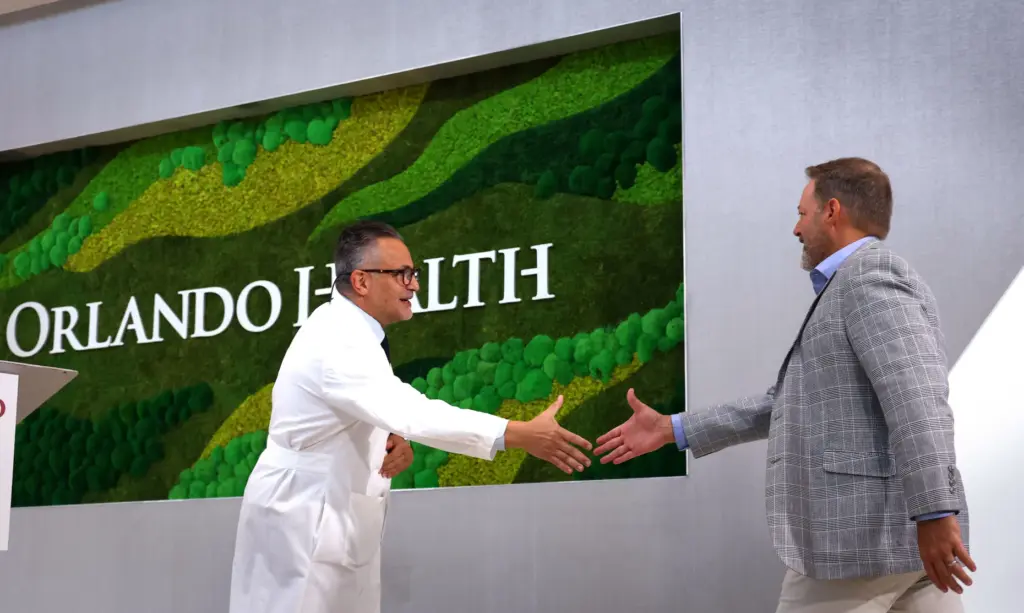 Scenes from the opening ceremony of the new Orlando Health...
