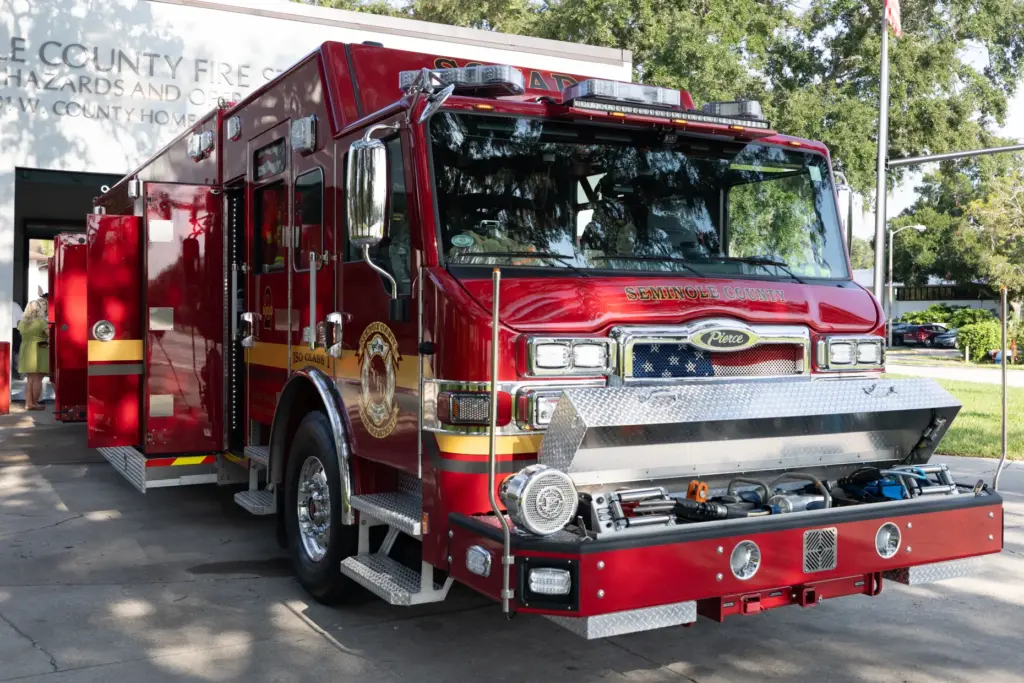 The new Squad 2 during the Seminole County Fire Department...