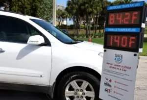 2-year-old dies in a hot car outside South Florida home, fourth in the state this year