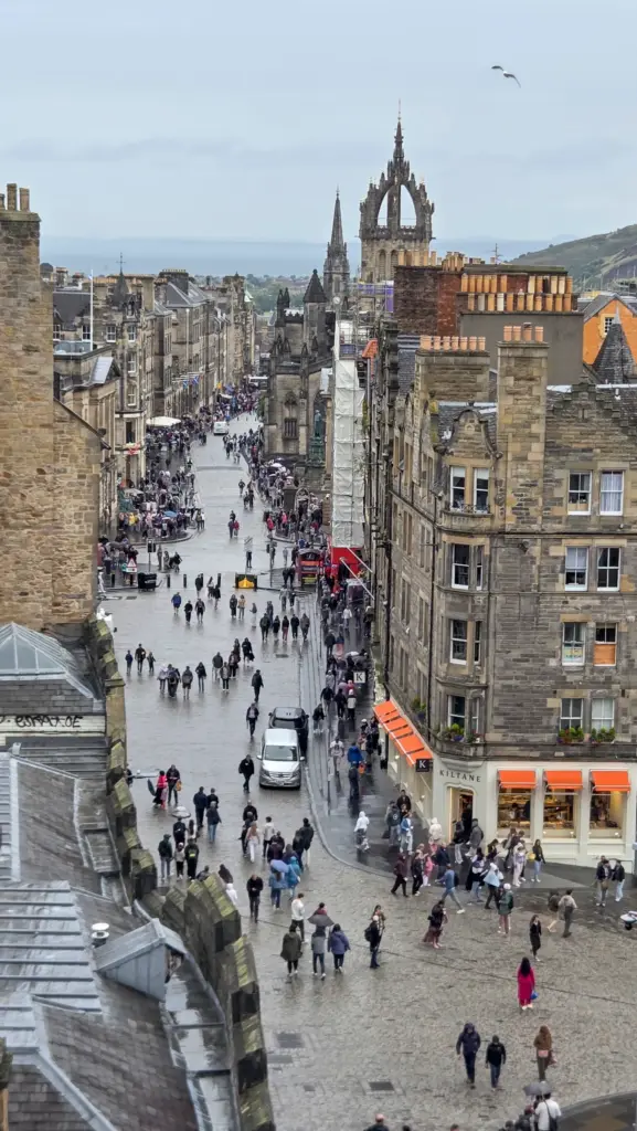 The Royal Mile in Edinburgh is a hub for tourism....