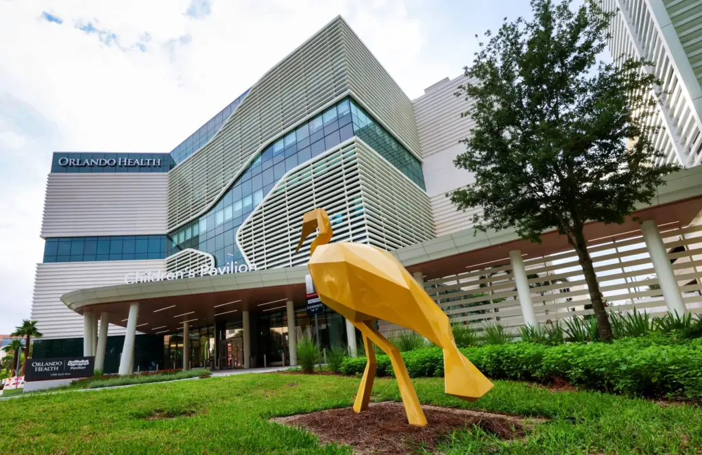 Scenes from the opening ceremony of the new Orlando Health...