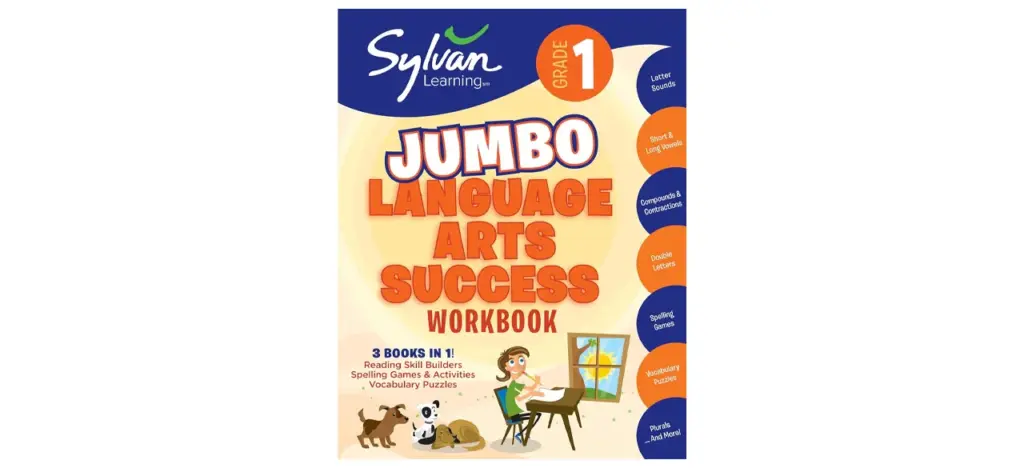 Sylvan Learning’s First Grade Jumbo Language Arts Success Workbook
