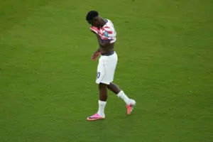 US striker Folarin Balogun says a yellow card, not red card, would have been ‘fair’ at the World Cup