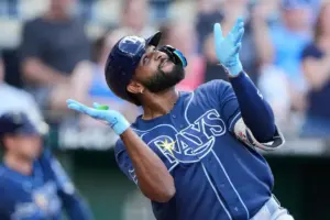 Rays’ Junior Caminero becomes youngest player since at least 1900 to homer in six straight games