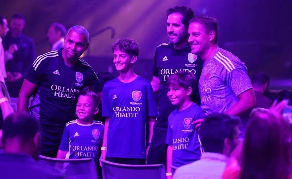 Fans take photos in the arena before Antoine Griezmann is...