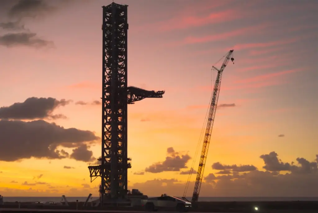 Construction nears completion on the SpaceX Starship and Super Heavy...