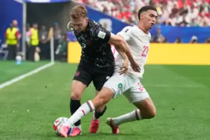 World Cup Round of 16 kicks off with Morocco beating Canada 3-0 and France vs. Paraguay, in photos