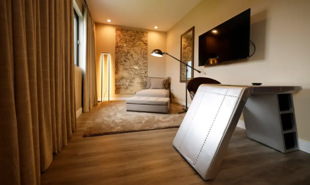 The spacious master suites in the townhomes at Magic Village...