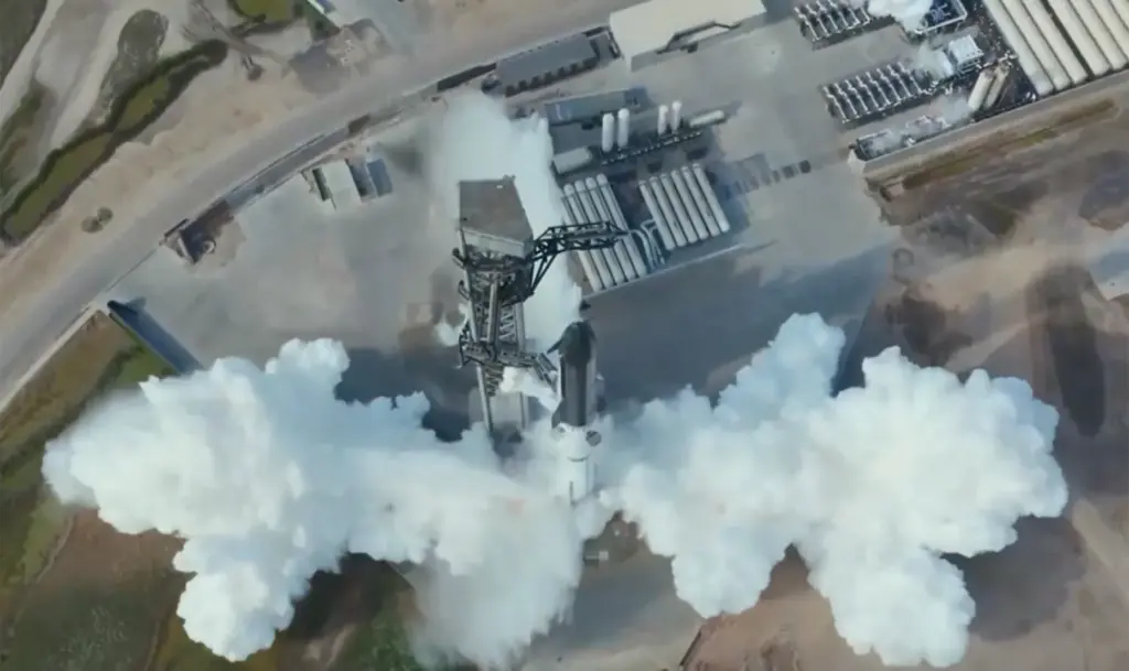 The Starship and Super Heavy aiming to launch on Flight...