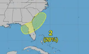 Hurricane center continues tracking potential tropical system near Florida