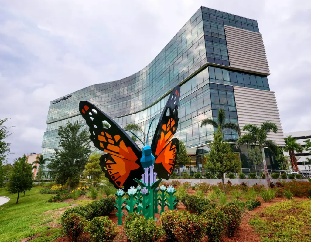 Scenes from the opening ceremony of the new Orlando Health...