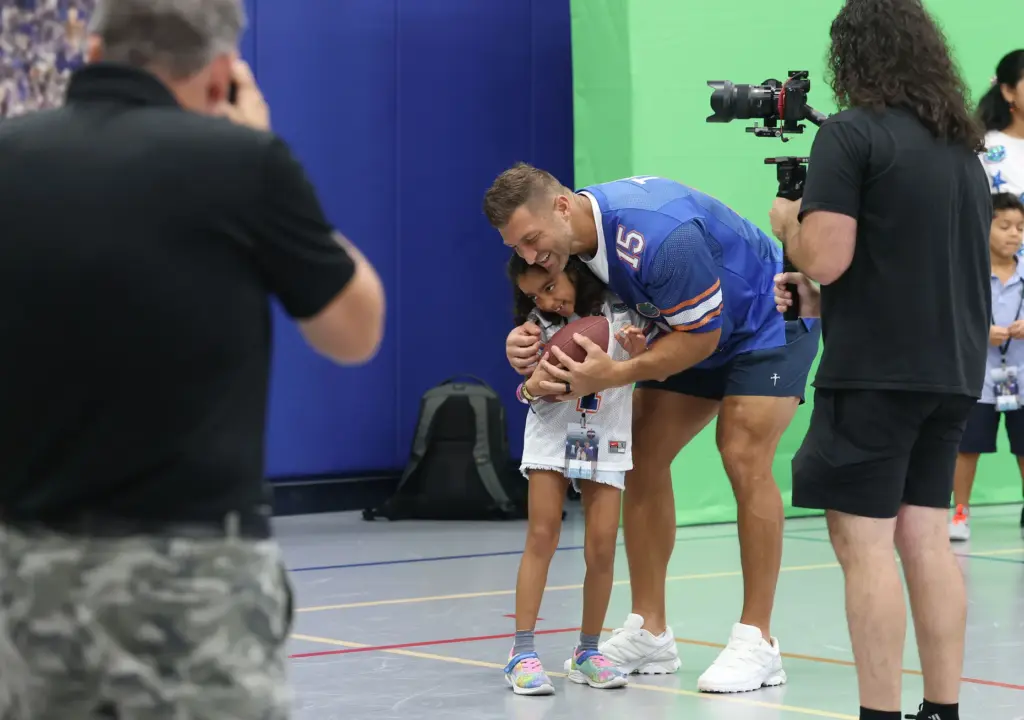 Former University of Florida Heisman Trophy winning quarterback Tim Tebow...