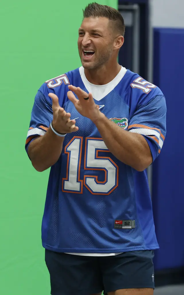 Former University of Florida Heisman Trophy winning quarterback Tim Tebow...