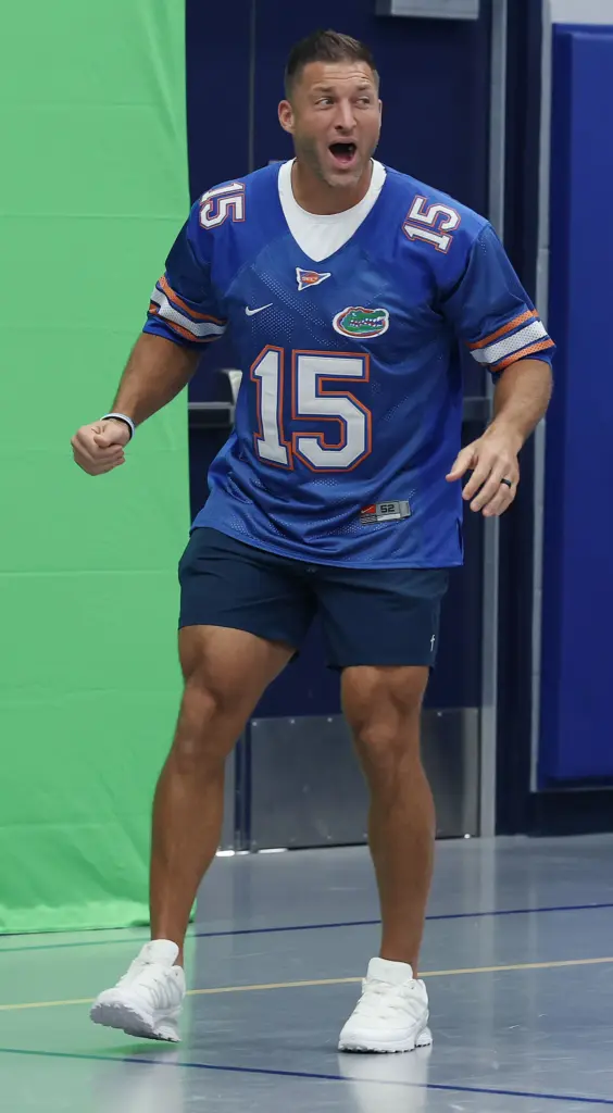 Former University of Florida Heisman Trophy winning quarterback Tim Tebow...