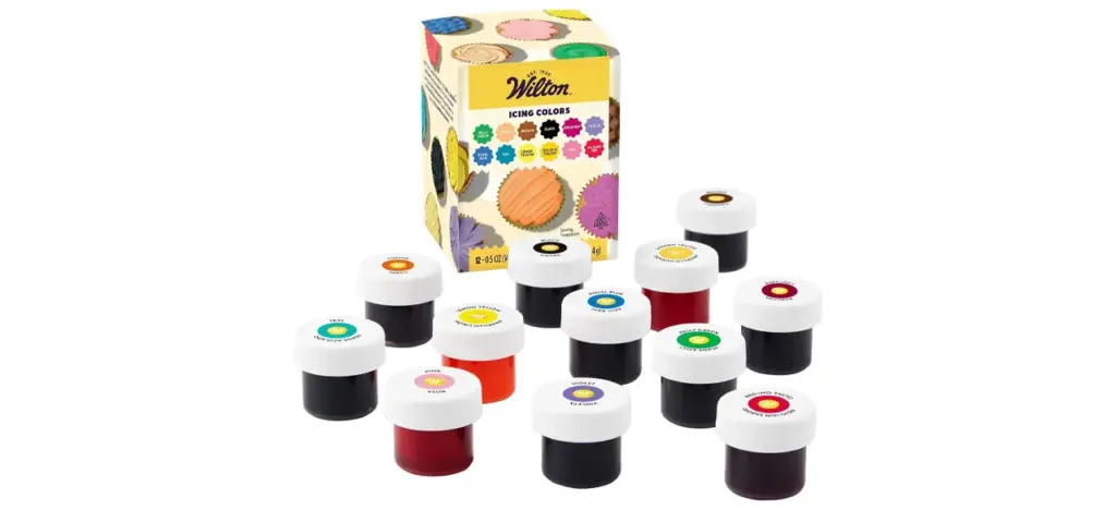 Wilton Icing Colors 12-Piece Gel Food Coloring Set