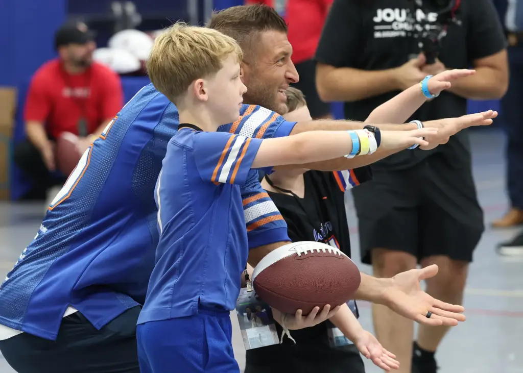 Former University of Florida Heisman Trophy winning quarterback Tim Tebow...