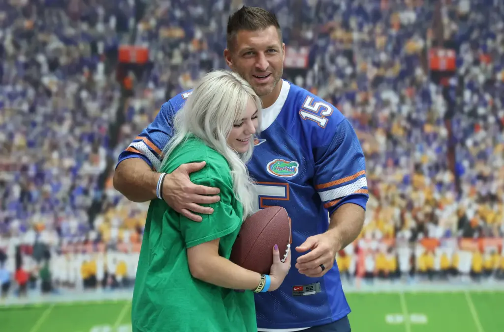Former University of Florida Heisman Trophy winning quarterback Tim Tebow...